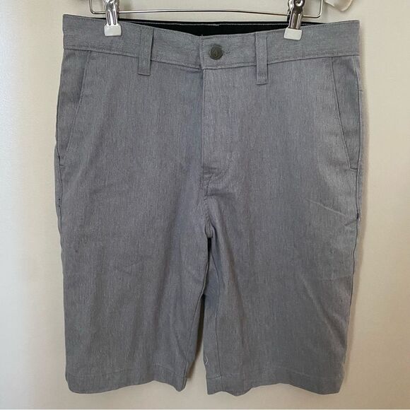 Volcom Shorts Gray Casual Stretch Neutral - Picture 1 of 11